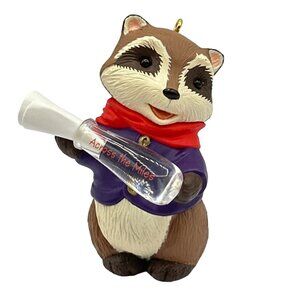 Hallmark Keepsake Racoon Ornament Across the Miles 1994 Message in a Bottle